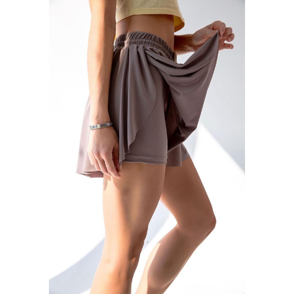 Black Loose-fit Tights Sports Shorts