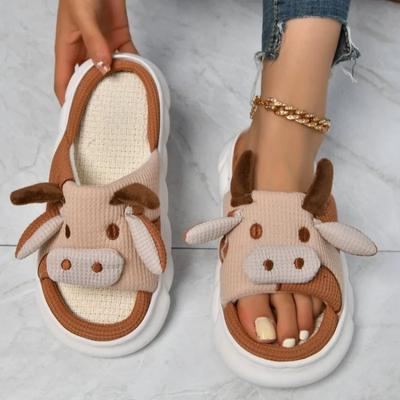 Fashion Women Slippers Comfortable Lightweight Fashion Slippers Spring and Autumn Breathable Shallow Slippers Hot Flat Shoes for Women