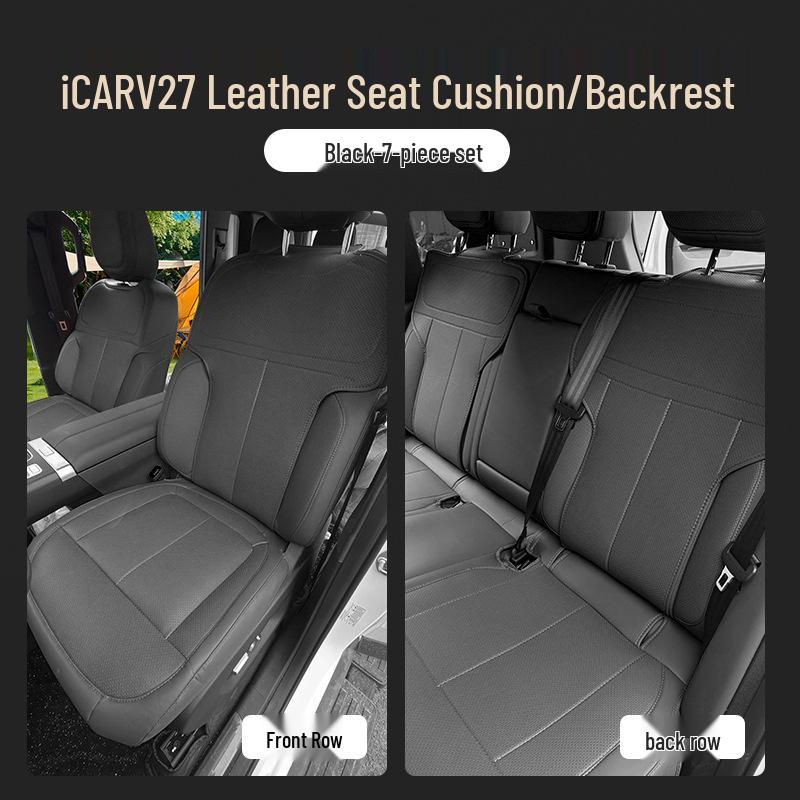 Chery iCAR V27 Nappa Leather Seat Cover - All-Season Breathable Cushion Chery iCAR V27 Specific