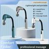 2026 New Bending Design Fascia Gun 6-speed Frequency Conversion+multiple Massage Heads for Deep Relief of Muscle Soreness Home Massager