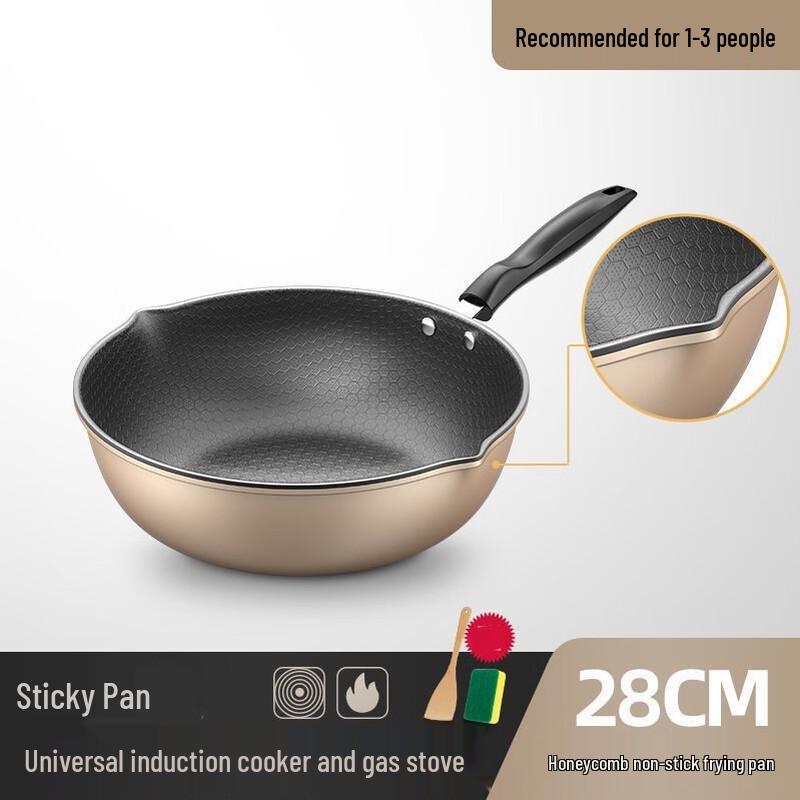 Yoshida Master Honeycomb Non-Stick Wok