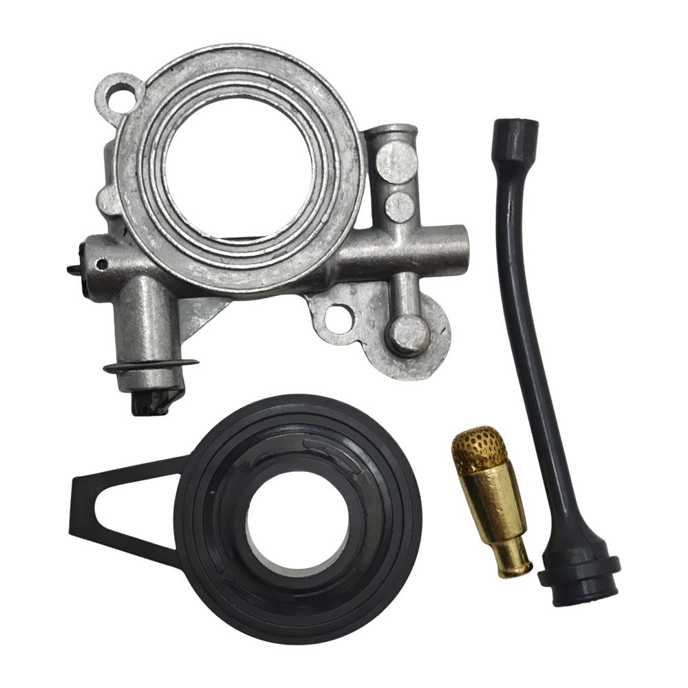 Oil Pump Worm Gear Oil Hose Filter Kit For HUSQVARNA 365 371 372 372XP 362 Chainsaw Spares Part
