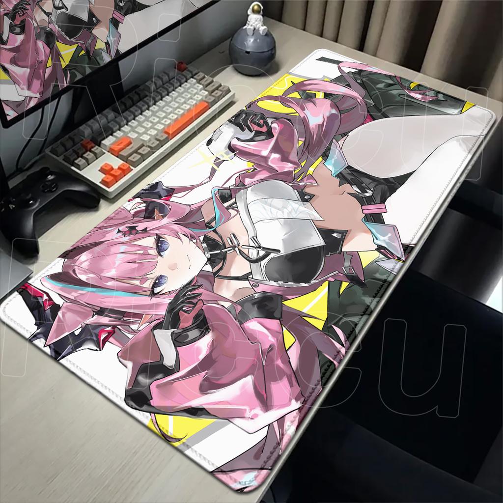 XXL Game Arknights Endfield Yvonne Mouse Pad Rug Non-slip Rubber Gamer Computer Mats Desk mat Laptop Office Large protective pad