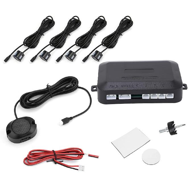 

Car Parking Sensor Reversing Kit, High Sensitivity & Reliability, 30CM-150CM Detection Range, Backup Alarm with Probe Self-Test Function