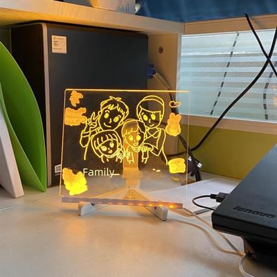DIY Erasable Children's Luminous Drawing Board - Large Blackboard Halloween Ornament Set