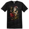 Japanese Style Demon Witch T Shirt Colorful Anime Art Graphic Tee