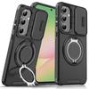 Military Armor Anti-Fall Case For Samsung A56 5G A36 A26 A16 A55 A35 A25 A15 A54 A14 A13 Magnetic Metal Ring Bracket Phone Cover