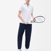 FILA Athletics Letter Logo Print Athletic Tennis Slim Fit Knitted Polo Shirt Men Polo Shirts Jade-White A11M213104FWT