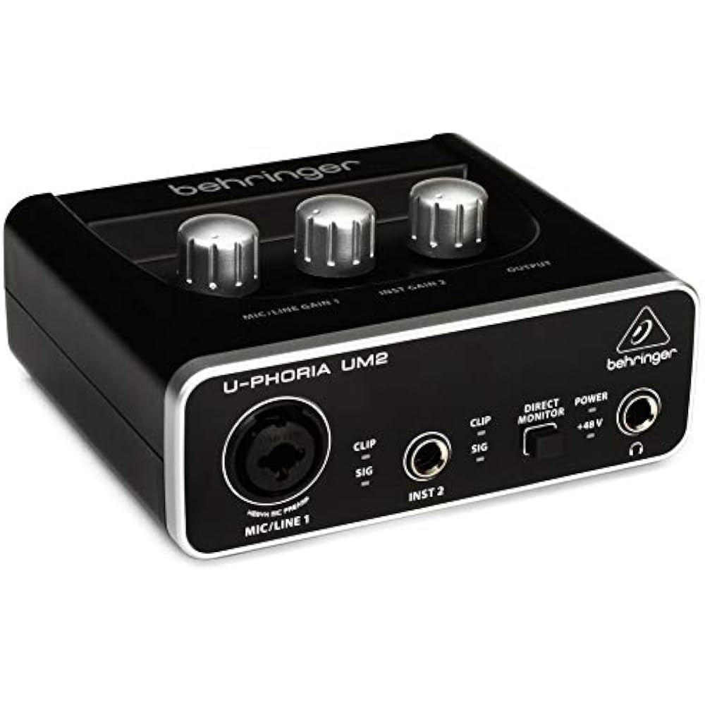 BEHRINGER USB AUDIO INTERFACE UM2