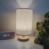 NuFeng Wheat Ear Wooden Fabric Shade USB Dimmable Table Lamp
