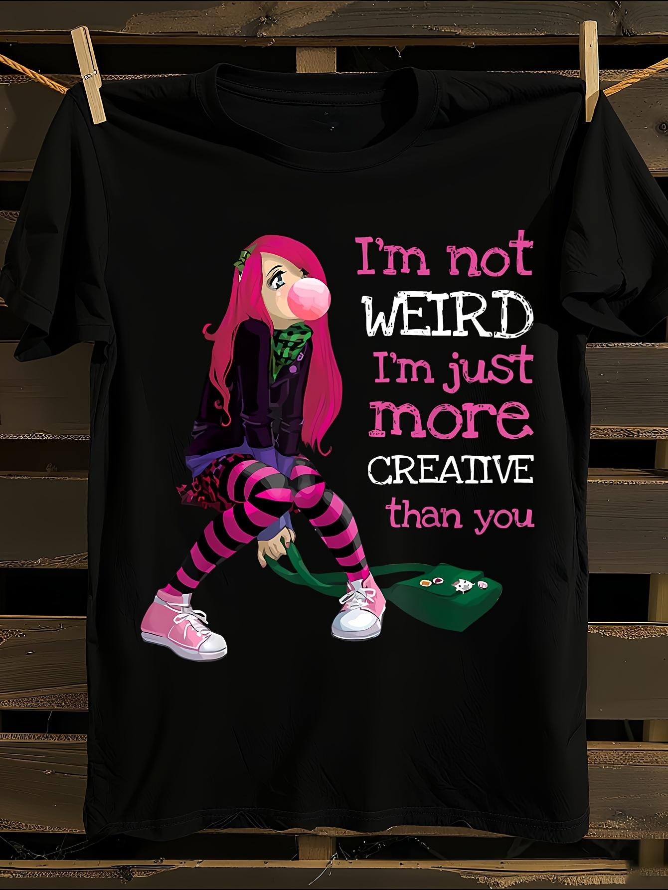 Kawaii Anime Goth Girl T-shirt L