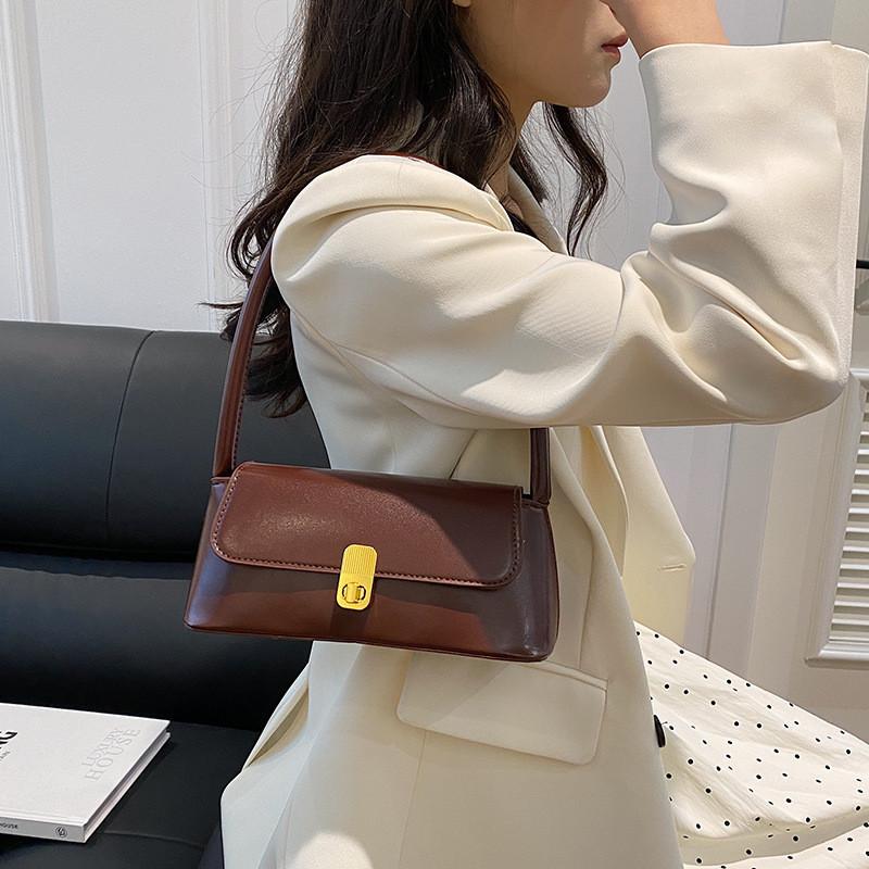 Stylish 2024 French Chic Mini Square Shoulder Bag For Women With Retro Vibes