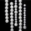 20Pcs Faux Pearl Garland For Wedding Backdrop Diy Elegant Beaded Wall Hanging With Crystal Ball Pendants Boho Wedding Arch Decor