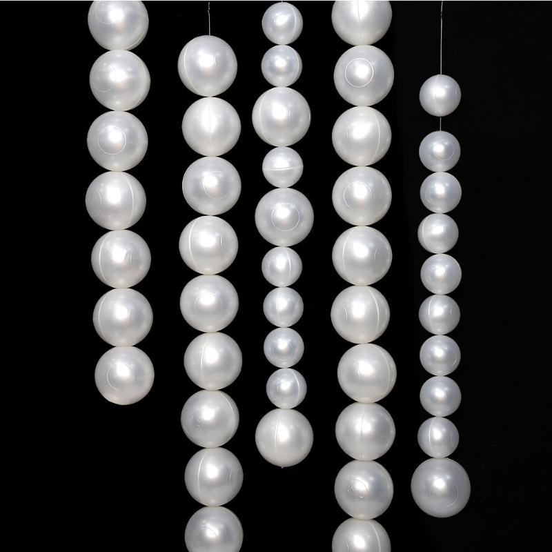20Pcs Faux Pearl Garland For Wedding Backdrop Diy Elegant Beaded Wall Hanging With Crystal Ball Pendants Boho Wedding Arch Decor