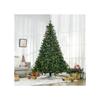 Sapin de Noël HOMCOM, 700 LED blanc chaud, 2154 branches, ignifuge, plastique/métal, 210 x 142 cm, vert