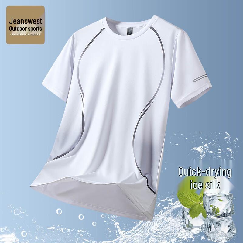 

Jeanswest Men s Outdoor Quick-Dry Round Neck T-Shirt M