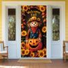 90 * 180Cm Thanksgiving Autumn Harvest Maple Leaf Pumpkin Turkey Party Decoration Vertical Poster Hanging Cloth