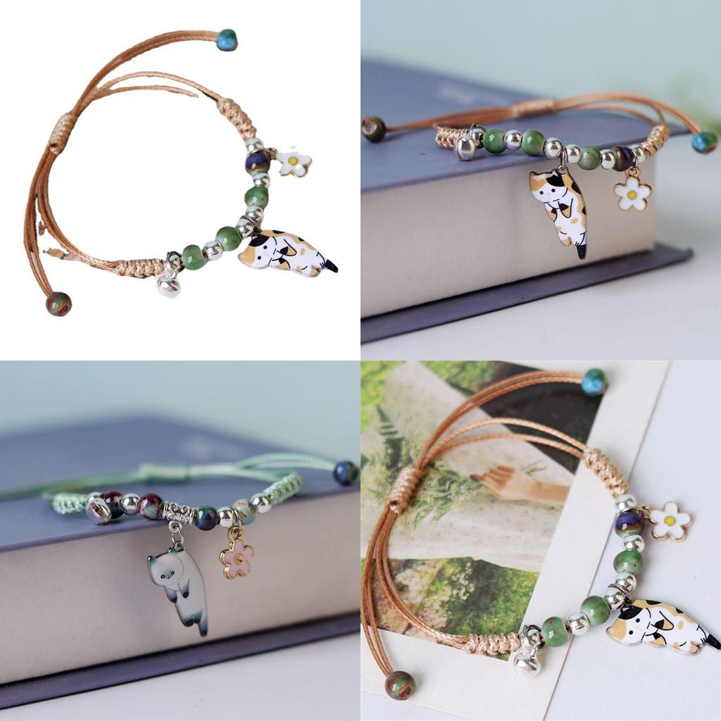 Cute Animal Jewelry Bracelet For Women Featuring Alloy And Braided Rope For Casual Wear