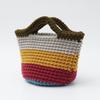 Raw Wool Knitting Kit #BC-5 Single Crochet Market Bag [Video Instructions]