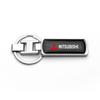 1Pcs 3D Metal Epoxy Logo Trinket Keychain Accessories Cover for Mitsubishi Pajero Sport ASX Lancer L200 Attrage Xpander Eclipse