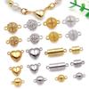 Magnetic Clasps Set: Heart, Cylinder, Sphere - 20 Styles for DIY Jewelry