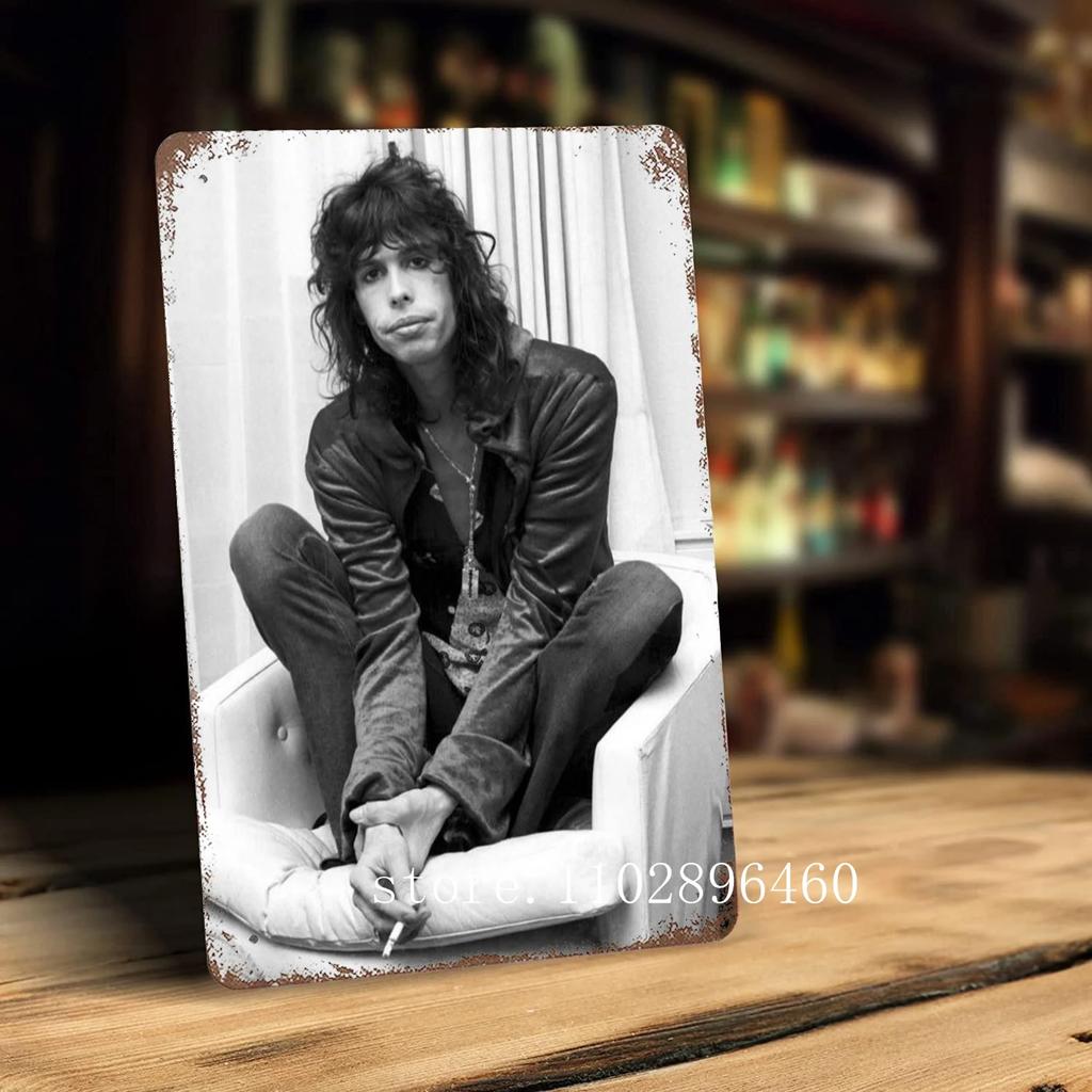 Steven Tyler Metal Plaques & Signs wall decor Vintage Tin Signs Captain Metal Poster Decor for Bar Pub Club Wall Decoration