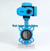 Electric Butterfly Valve AQ971X-16Q, Wafer Type Turbine Lined Valve