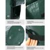 Saco de Cultivo de Batata Espessado de PE com Janela Visível Alças Duplas Saco de Plantio para Jardim para Vegetais Cenouras Verde 35x45