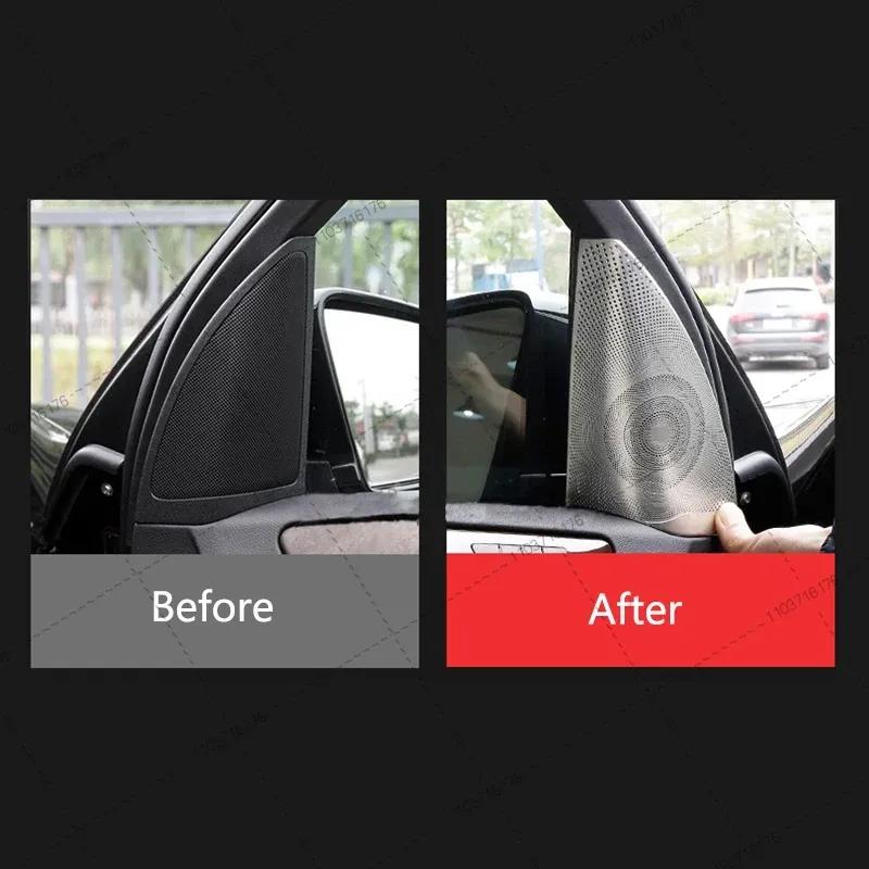 Matte Car Door Audio Speaker Cover Trim For Mercedes Benz ML GL Class GLS GLE X204 X166 W166 2pcs
