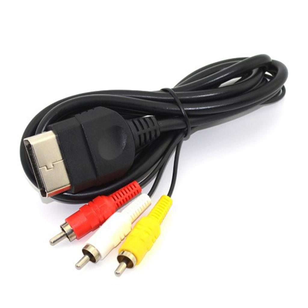 Game Console AV Cable HD Prevent Interference Plug and Play RCA Sound Video Cord for Xbox 5.9ft