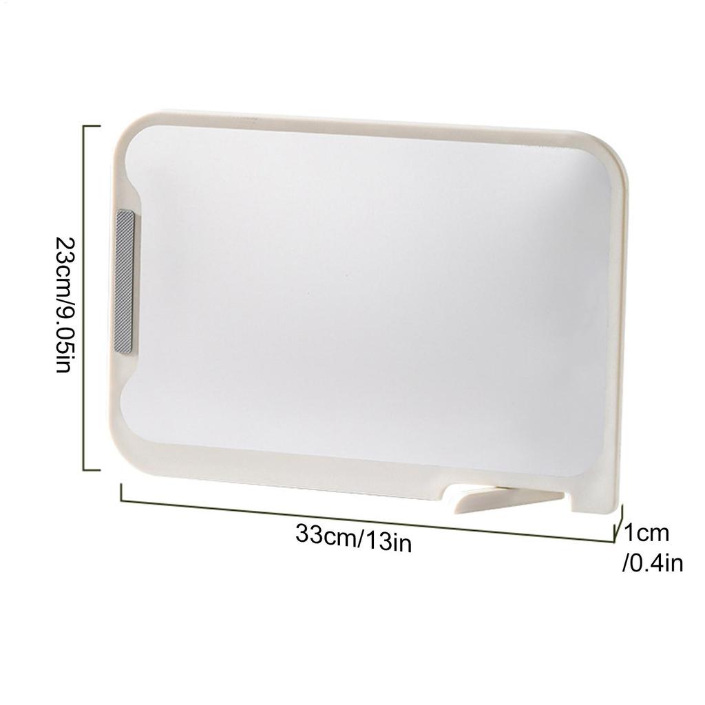 Cutting Board Double Sided Stainless Steel Cutting Board for Kitchen Food Grade PP Non-Slip Easy Clean Chopping Quick Defrosting