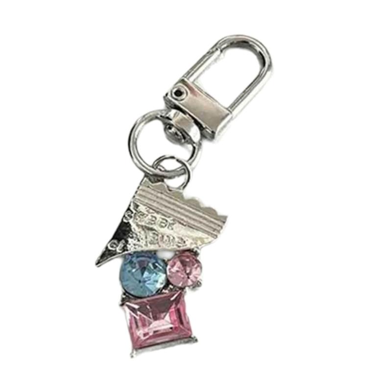 

Брелок для ключей Вишня/Конфета/Бабочка/Бантик Сердце Сплав Цепочка для ключей Многофункциональная Цепочка для телефона Женщины Девушки Аксессуар для кошелька