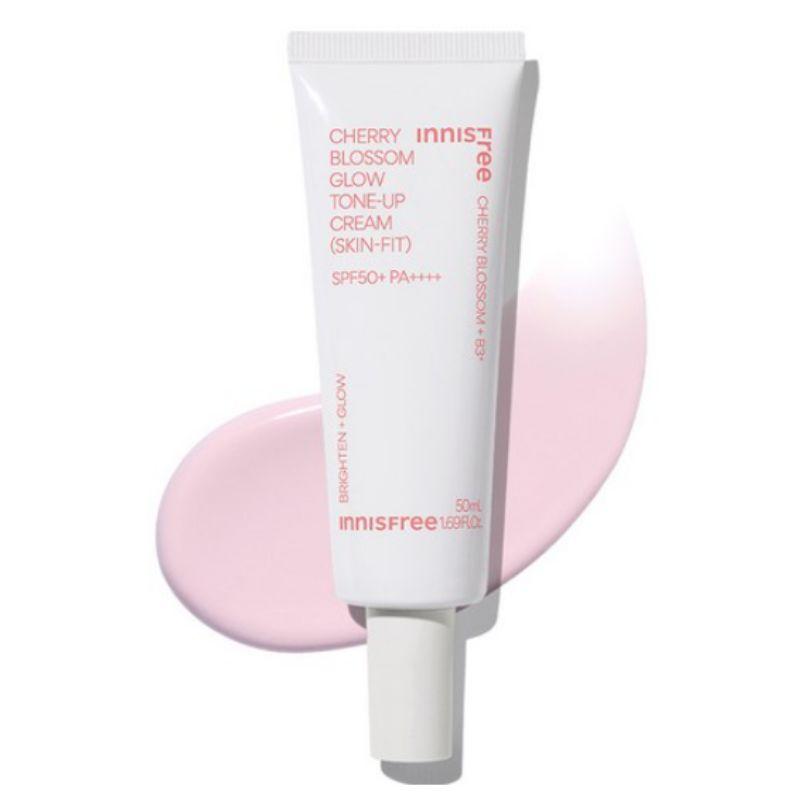 Innisfree Cherry Blossom Glow Skin-Fit Tone-up Cream SPF50+ PA++++ 50ml