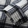 Men's Loose Plaid Retro Long-sleeved Shirt Jacket Large Size Fashion Casual Cardigan Handsome Shirt