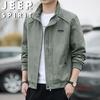 JEEP SPIRIT Men's Casual Stand Collar Jacket