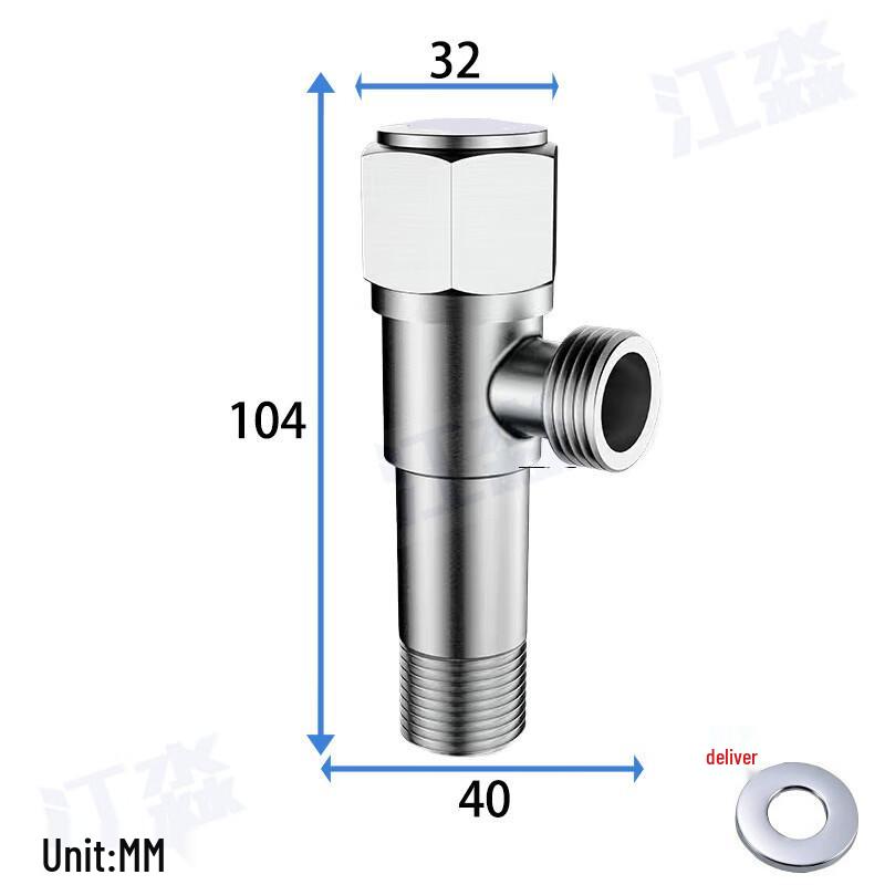 MDNG 304 Stainless Steel Extended Angle Valve