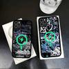 Cool Black Graffiti Phone Case For iPhone 13 14 15 11 12 16 17 Pro Max Plus For Magsafe Magnetic Shell