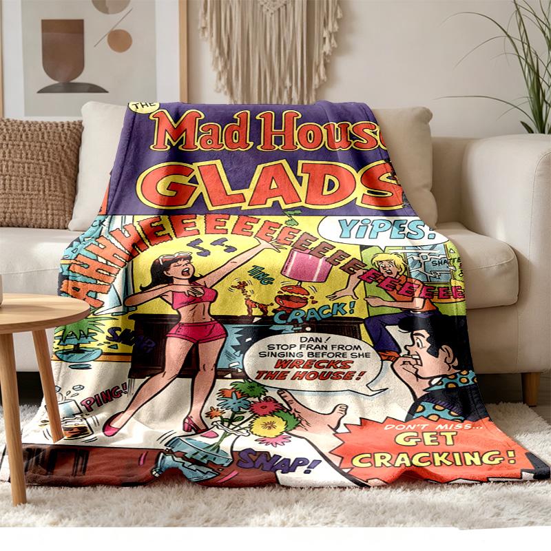 Archie ComicsSoft and Comfortable Flannel Suitable for Sofas Living Rooms Outdoor Camping Travel and Also Makes a Great Anniversary Gift