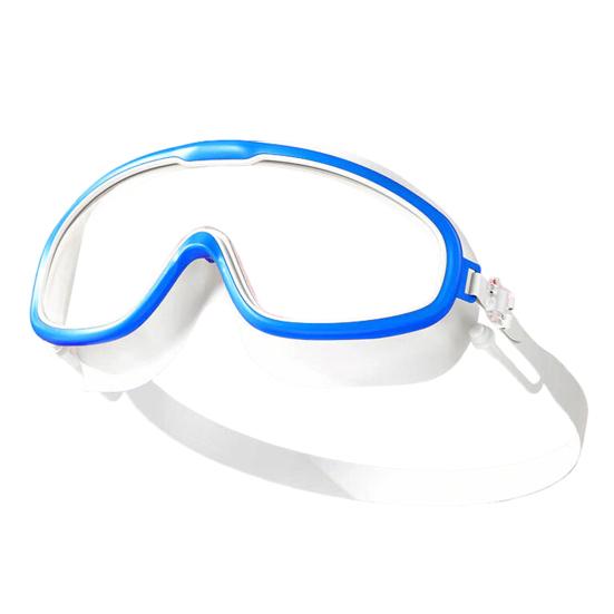 Children Swim Goggles with Earplugs Waterproof No Leakage Anti-Fog UV Protection Boys Girls Wide View Goggles Diving Snorkeling Equipment