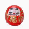 Daruma Größe 0 Lang x Breit x Set von 10 Kommerzielle Japanische Pappmaché-Puppen, (4,5cm 3,5cm 3,5cm Tief), rot, (Für den Einsatz)