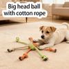 Interactive Dog Chew Rope with 6 Head Design Promotes Gums Health and Indoor Outdoor Entertainment Activity Tug Toy
