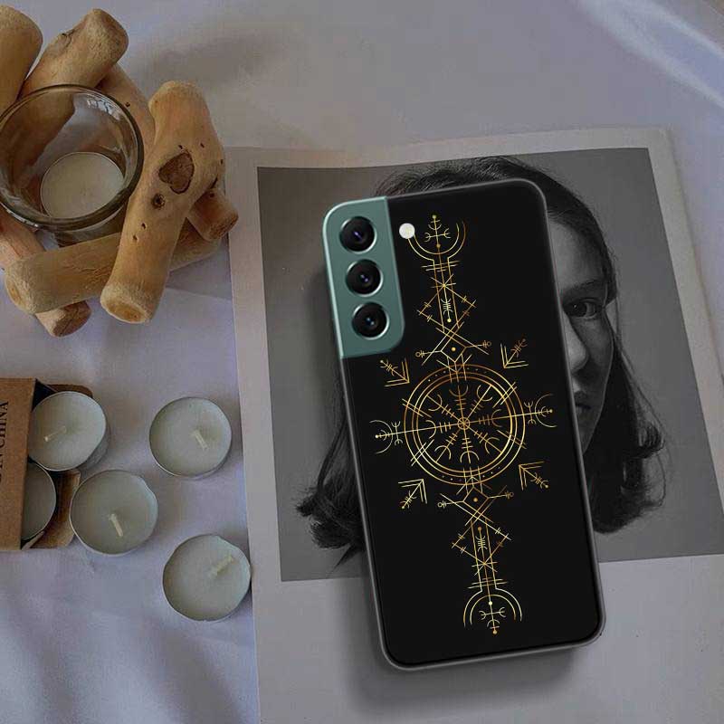 Nordic Norse Phone Case For Samsung Galaxy S22 S25 Ultra S21 S10 Plus S26 Edge S20 S23 S24 FE Cover Silicone Soft TPU Clear