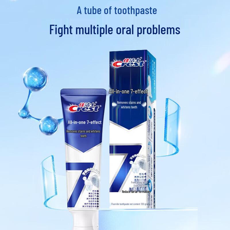 Crest 7-in-1 Complete Whitening & Gum Care Toothpaste 120g