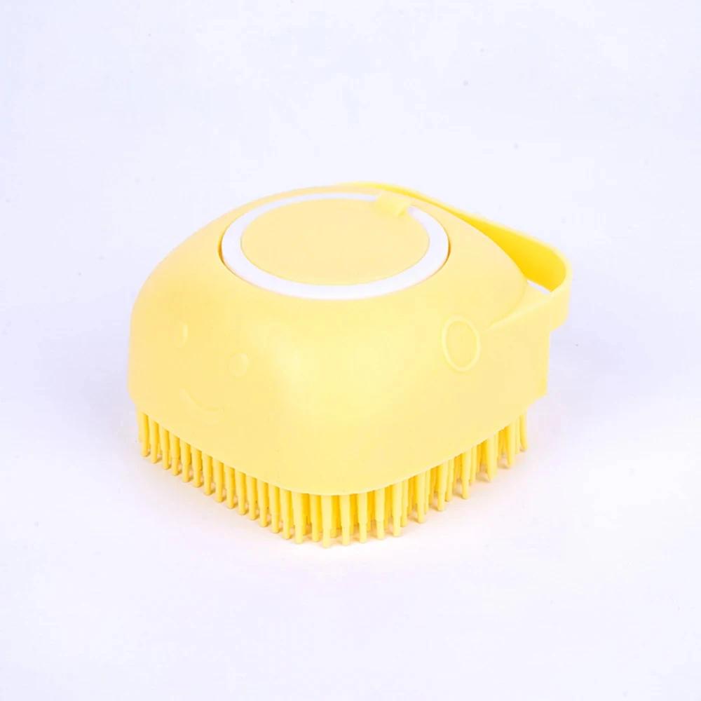 Bathroom Puppy Dog Cat Bath Massage Gloves Brush Soft Safety Silicone Pet Accessories for Dogs Cats Dog Comb Tools
