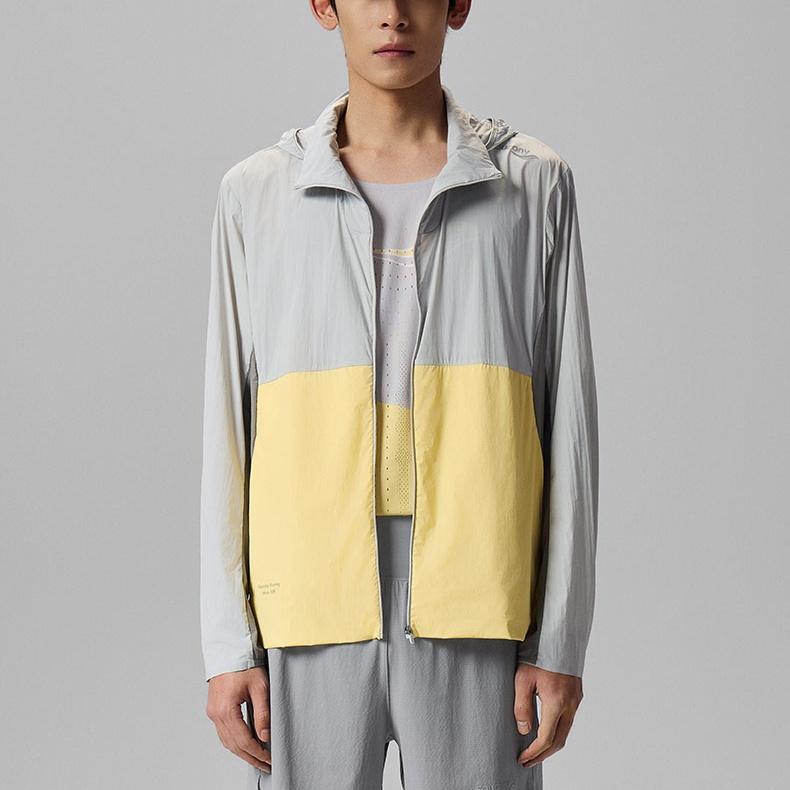 SAUCONY Running Training Series Woven Hooded Comfortable Long Sleeve Jacket Unisex Jacket High-Gray SA2259WJ02T-GR065