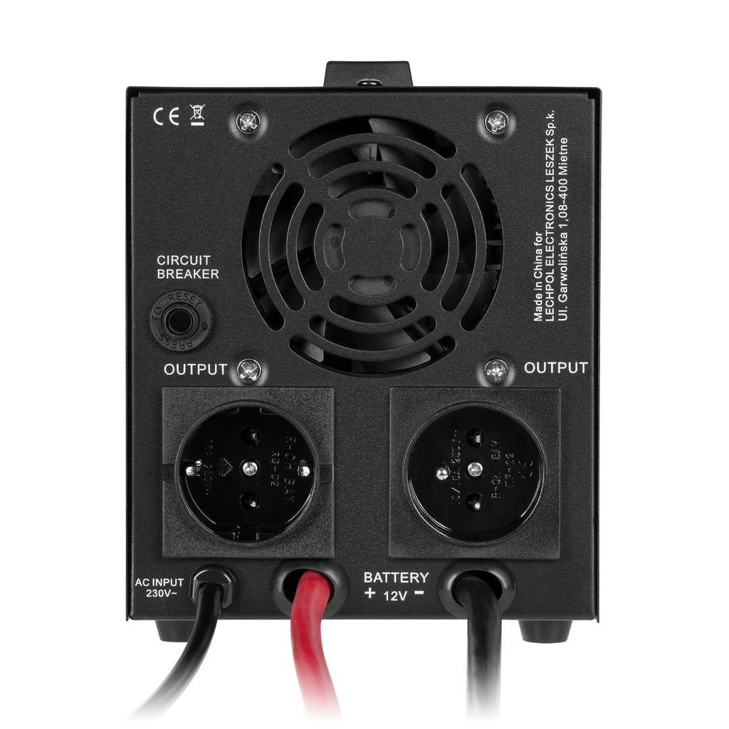 Emergency Power Supply Converter KEMOT PROsinus-500-LFP4 12V 230V 500VA/300W