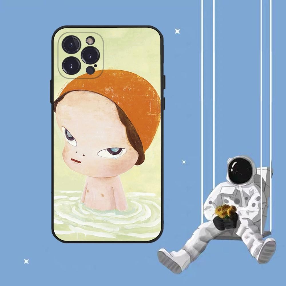 Yoshitomo Nara Phone Case For iPhone 14 11 12 13 Mini Pro XS Max Cover 6 7 8 Plus X XR SE 2020 Funda Shell