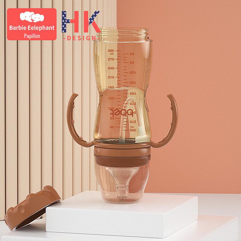 

Бутылочка для кормления новорожденных с широким горлышком и антиколиковой защитой из PPSU, имитирующая грудное молоко, устойчивая к ударам, небольшого размера 150ml