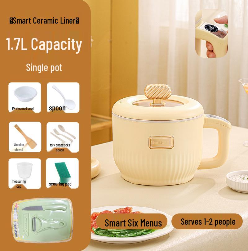 Mini aragaz electric: Oală Crock-Pot Multifuncțională, Fierbător de Orez Inteligent, Aparat pentru Terci, Oală pentru Supă, Perfectă pentru Cămine