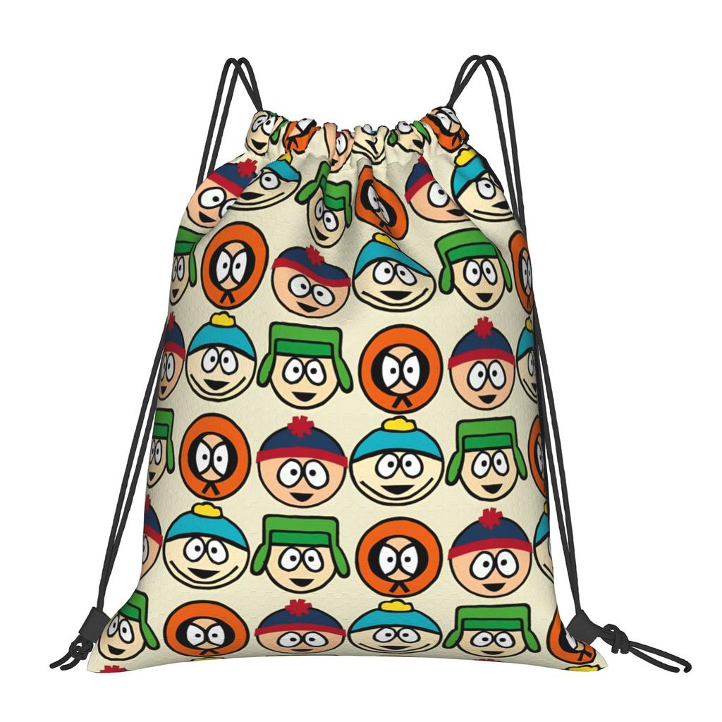 Custom Southes Anime Erics Drawstring Bag for Training Yoga Backpacks Women Men Cartoon Sports Gym Sackpack